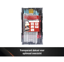 Decoupeerzaagblad set in transparante opbergdoos