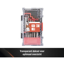 Pattfield draadtapset in transparante doos