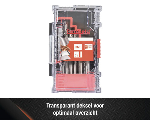 Pattfield draadtapset in transparante doos