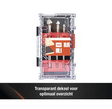 Pattfield gereedschapsset in transparante opbergdoos