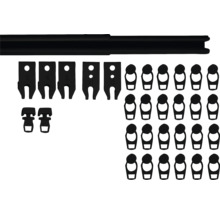 Jaloezieën accessoireset met rail, beugels en afstandhouders