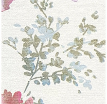 Behang met bloemmotief
