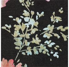 Close-up van een behang met een bloemmotief