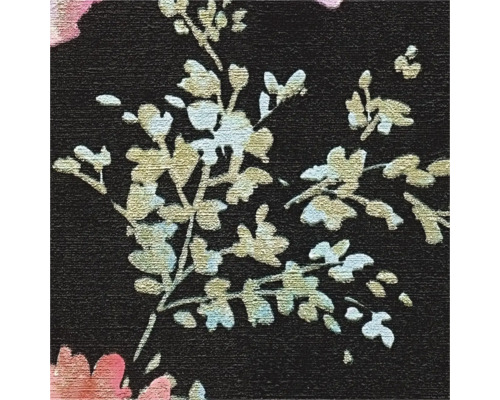 Close-up van een behang met een bloemmotief