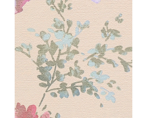 Behang met bloemmotief