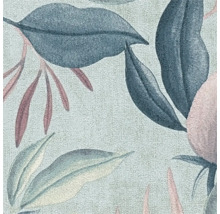 Close-up van een behang met plantenmotief