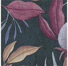 Behang met bladerpatroon