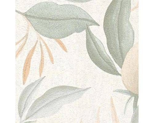 Behang met bladerpatroon