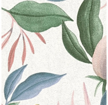 Detail van een behang met plantenmotief