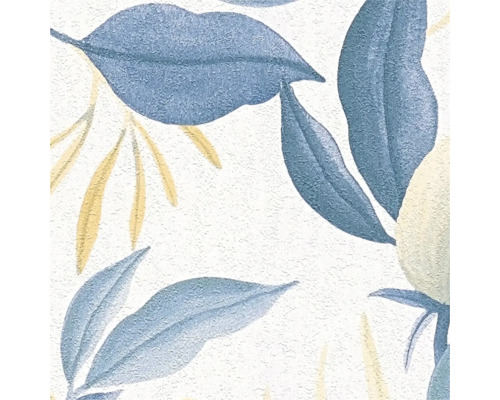 Behang met bladerpatroon