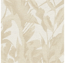 Behang met bladerpatroon