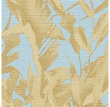 Behang met bladerpatroon