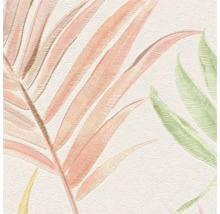 Behang met bladerpatroon