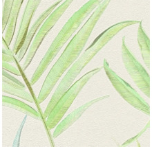 Behang met palmbladeren motief