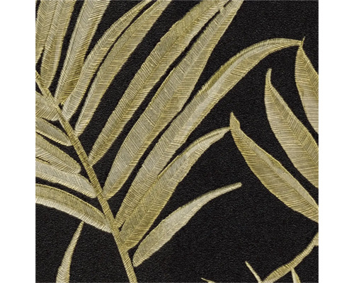 Behang met bladerenmotief