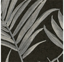 Behang met bladmotief