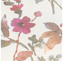 Close-up van een behang met bloemmotief