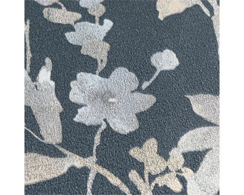 Detailweergave van een behang met bloemmotief