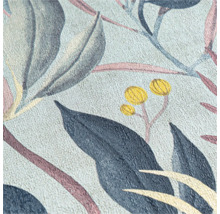 Close-up van een behang met bloemmotief