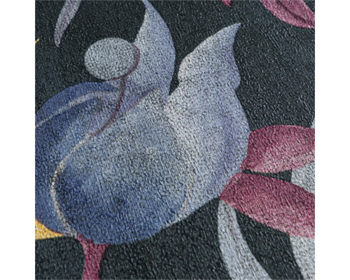 Close-up van een behang met bloemenmotief