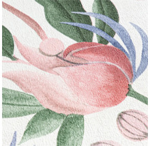 Close-up van een behang met bloemmotief