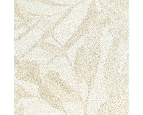 Close-up van een gestructureerd behang met bladerpatroon