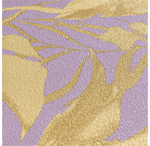 Close-up van een gestructureerd behang met bladerpatroon