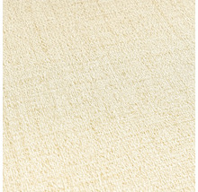 Close-up van een lichtgekleurd textielbehang met een fijne structuur.