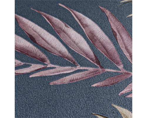 Close-up van een behang met plantenmotief