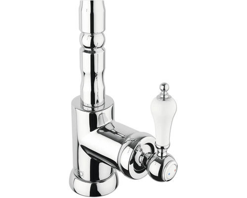 Keukenkraan met keramische handgreep