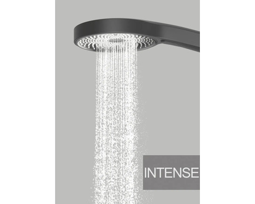 Douchekop met intense waterstraal
