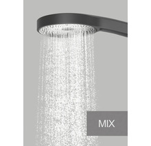 Douchekop met waterstraal in mixmodus