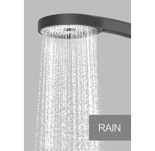 Regendouche met waterstraal