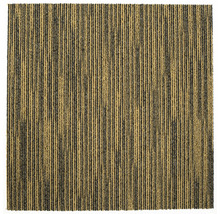Vierkant tapijt met streepmotief