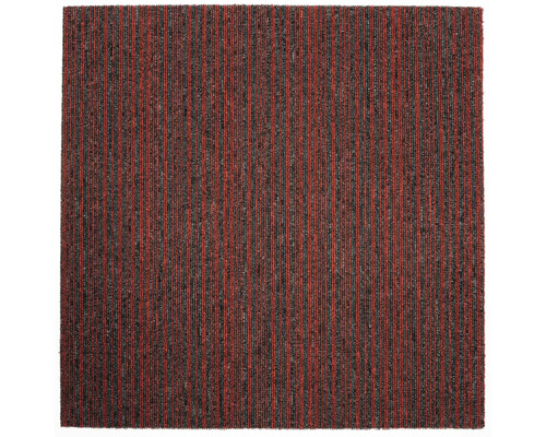 Tapijttegel met verticaal streepmotief