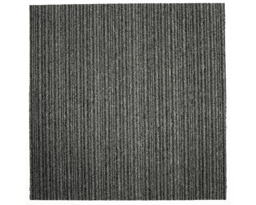 Grijs gestreepte tapijttegel