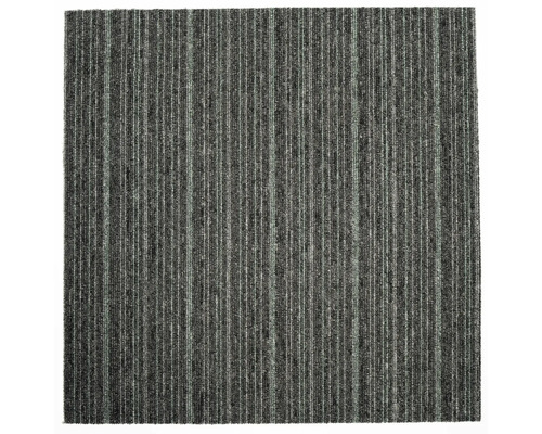 Vierkante tapijttegel met verticaal streepmotief