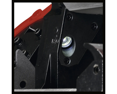 Gedetailleerd beeld van een verstekzaag