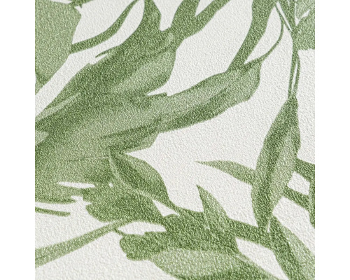 Behang met bladerpatroon