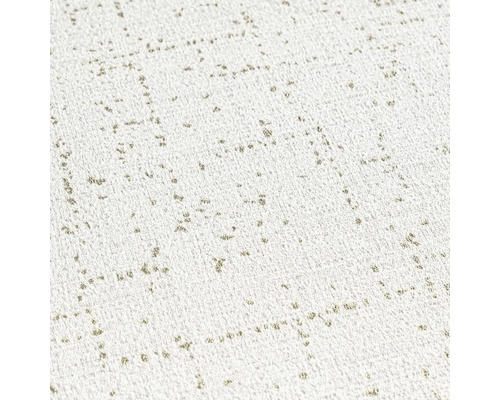 Close-up van een wit behang met geometrisch patroon