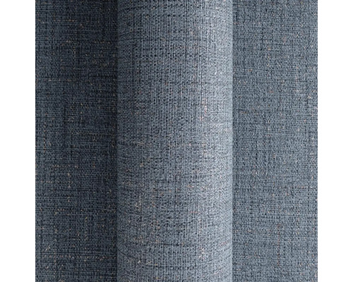 Close-up van een blauw textielbehang