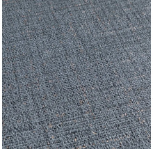 Close-up van een blauwe textielstof met textuur