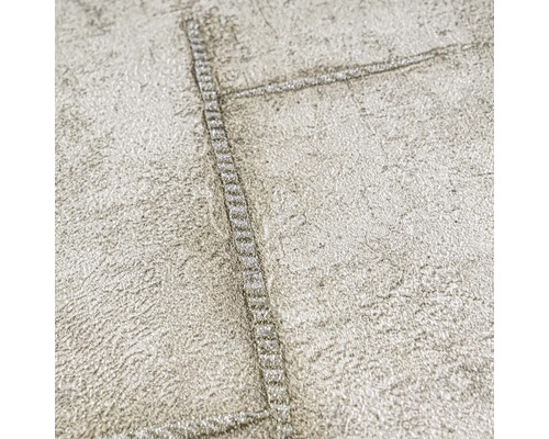 Close-up van een gestructureerd behang met stikselpatroon