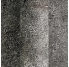 Grijs behang met steenlook