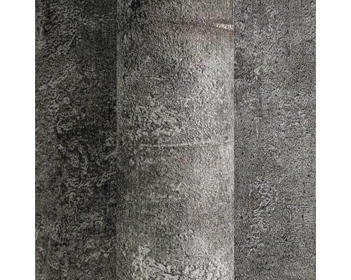 Grijs behang met steenlook