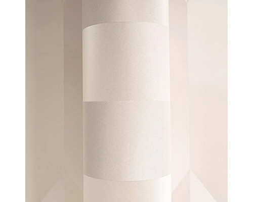 Close-up van een gestructureerd behang met streepmotief