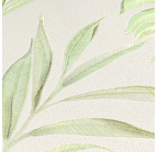 Close-up van een behang met bladerpatroon