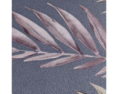 Close-up van een behang met bladmotief