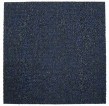 Vierkante, blauwe tapijttegel