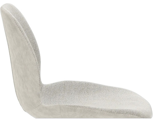 Detailopname van een stoel met stoffen bekleding